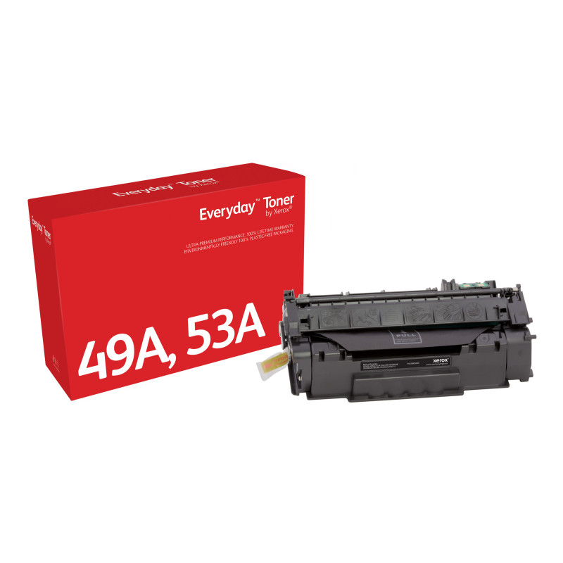 Everyday Toner ™ di Xerox Nero compatibile con HP 49A 53A (Q5949A/ Q7553A), Capacità standard