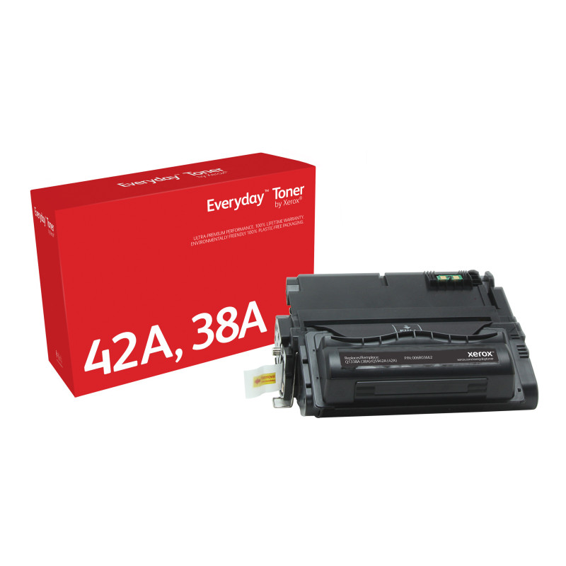 Everyday Toner ™ di Xerox Nero compatibile con HP 38A (Q5942A/ Q1338A), Capacità standard