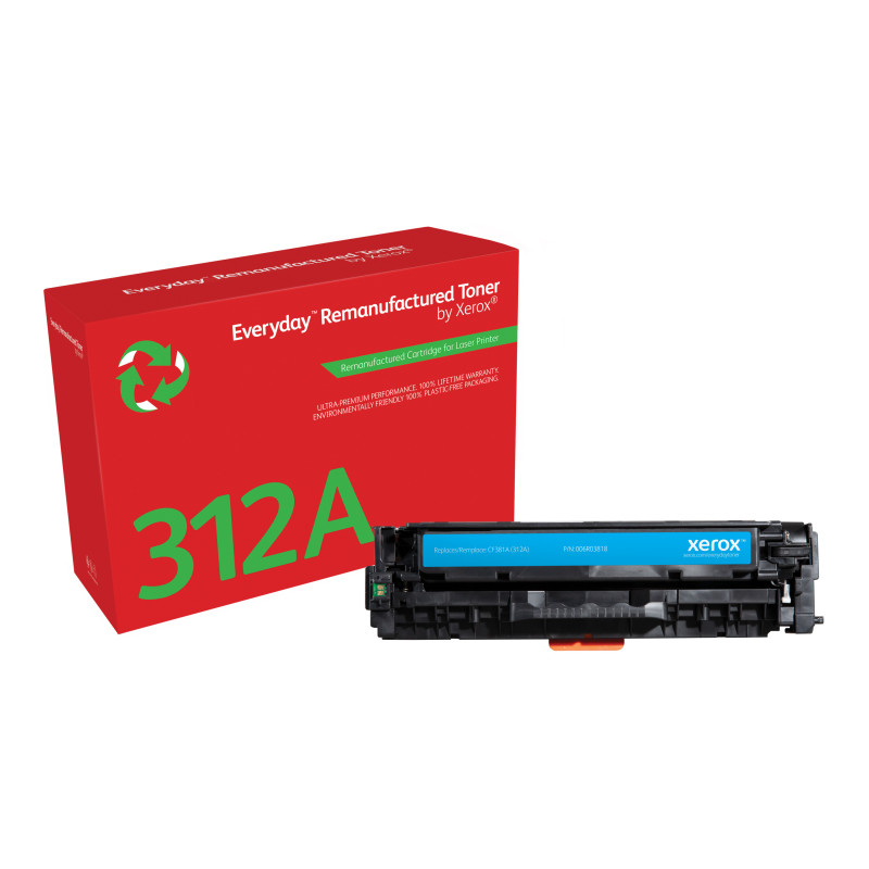 Everyday Toner rigenerato ™ di Xerox Ciano compatibile con HP 312A (CF381A), Capacità standard