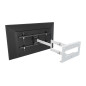 Multibrackets 6874 Supporto TV a parete 190,5 cm (75") Nero, Bianco