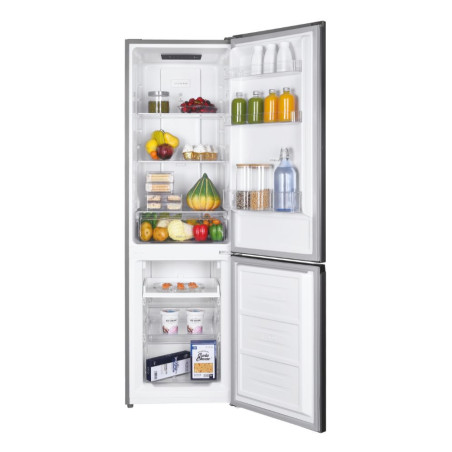 Candy CCH1T518EX Libera installazione 253 L E Platino, Acciaio inox