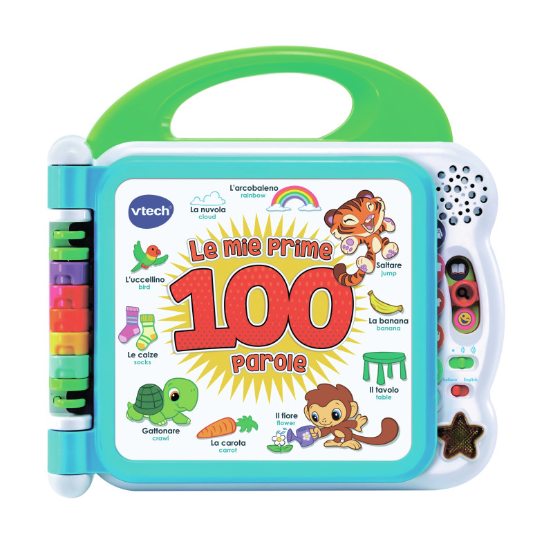 VTech Baby Il mio primo libro illustrato bilingue - Le mie prime 100 parole