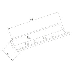 Multibrackets 4191 Accessorio per il montaggio del monitor