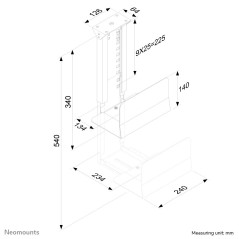 Neomounts Supporto da scrivania per PC