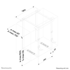 Neomounts Supporto da scrivania per PC