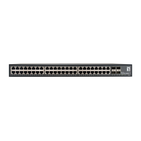 LevelOne GTU-5211 switch di rete Non gestito Gigabit Ethernet (10/100/1000) Nero