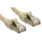 Lindy Cat.6 SSTP/S/FTP PIMF Premium Patch Cable 1.0m cavo di rete Beige 1 m