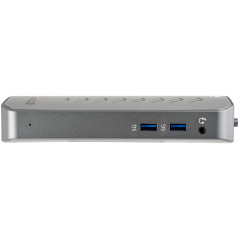 StarTech.com USB-C USB-A Dock - Docking station USB C dual monitor DisplayPort e HDMI 4K 60Hz con Ethernet - Adattatore