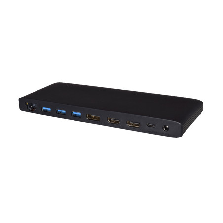 V7 DOCKUCPT3D replicatore di porte e docking station per laptop Cablato USB 3.2 Gen 2 (3.1 Gen 2) Type-C Nero