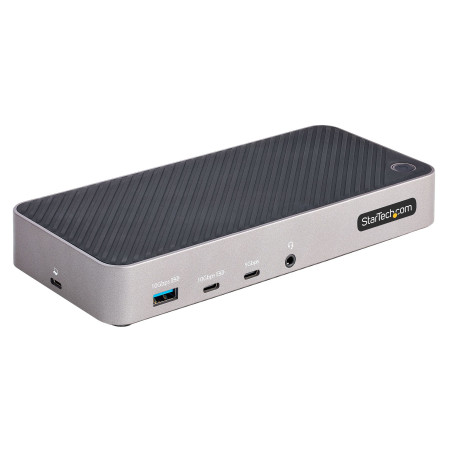 StarTech.com Docking station USB-C per Tre Monitor - Dock USB C Triplo HDMI DP 4K - Hub USB a 5 Porte - GbE - PD 100W - Docking