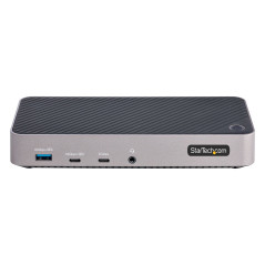 StarTech.com Docking station USB-C per Tre Monitor - Dock USB C Triplo HDMI DP 4K - Hub USB a 5 Porte - GbE - PD 100W - Docking