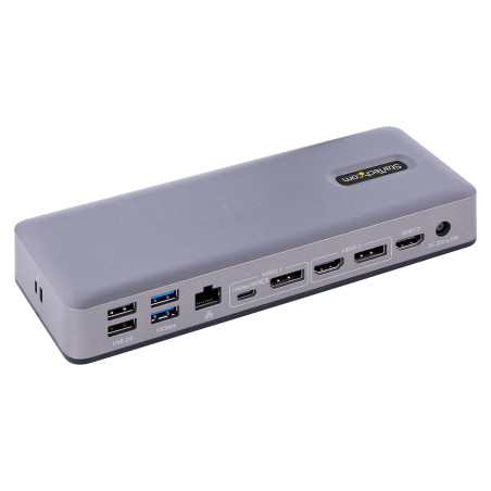 StarTech.com Docking Station USB-C - Dock USB Tipo C Multi Monitor - HDMI/DP/USB- C con DP Alt-mode - 3x 4K30Hz/2x 4K60Hz - Hub