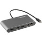 StarTech.com Mini Dock Thunderbolt 3 - Docking Station Portatile per Doppio Monitor HDMI 4K 60Hz, Hub 2x USB-A (3.0/2.0), GbE -