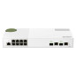 QNAP QSW-M2108-2C switch di rete Gestito L2 2.5G Ethernet (100/1000/2500) Grigio, Bianco