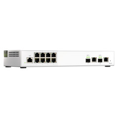 QNAP QSW-M2108-2C switch di rete Gestito L2 2.5G Ethernet (100 1000 2500) Grigio, Bianco