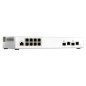 QNAP QSW-M2108-2C switch di rete Gestito L2 2.5G Ethernet (100/1000/2500) Grigio, Bianco