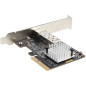 StarTech.com Scheda di Rete PCIe SFP+ 10G - Adattatore Ethernet con Porta SFP+, NIC PCIe Fibra Ottica 10Gigabit - SFP+ Aperto