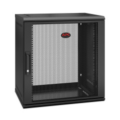 APC NetShelter WX 12U Single Hinged Wall-mount Enclosure 400mm Deep Da parete Nero