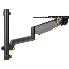 Equip 650170 base e supporto per PC workstation All-in-One 8 kg Nero 43,2 cm (17") 81,3 cm (32")