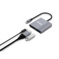 Equip 133488 adattatore grafico USB 3840 x 2160 Pixel Nero, Grigio