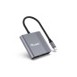 Equip 133488 adattatore grafico USB 3840 x 2160 Pixel Nero, Grigio