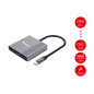 Equip 133488 adattatore grafico USB 3840 x 2160 Pixel Nero, Grigio