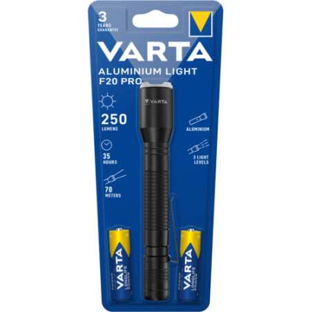 Varta Aluminium Light F20 Pro Alluminio Torcia a mano LED