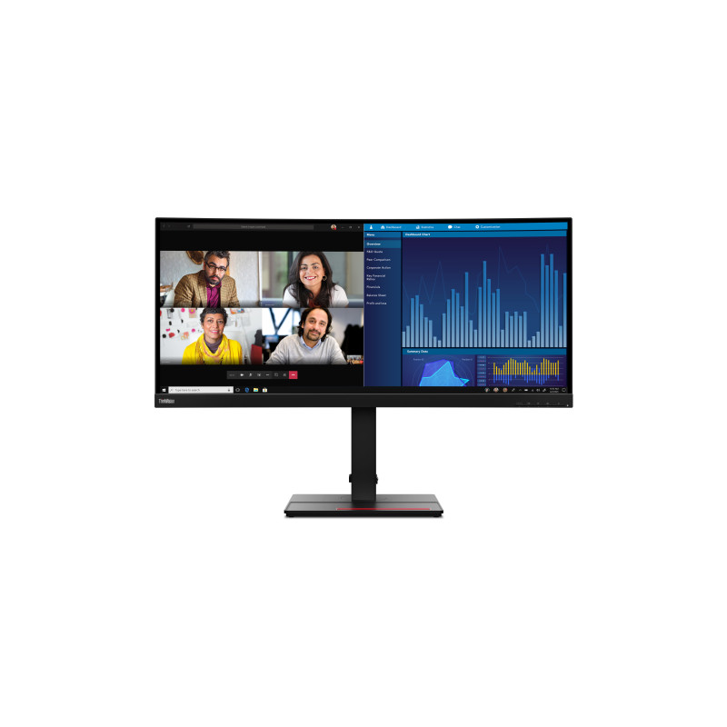 Lenovo ThinkVision P34w-20 LED display 86,7 cm (34.1") 3440 x 1440 Pixel Wide Quad HD Nero