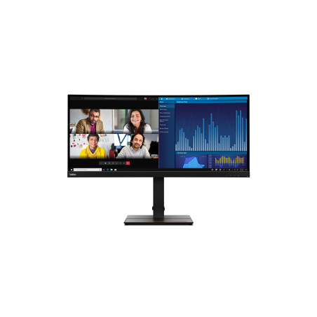 Lenovo ThinkVision P34w-20 LED display 86,7 cm (34.1") 3440 x 1440 Pixel Wide Quad HD Nero