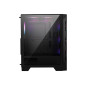 MSI MAG FORGE 120A AIRFLOW computer case Midi Tower Nero, Trasparente