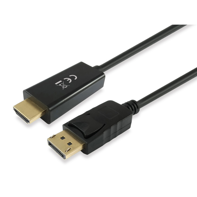 Equip 119391 cavo e adattatore video 3 m DisplayPort HDMI Nero