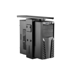 Equip 650892 supporto per CPU Porta CPU sotto scrivania Nero