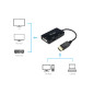 Equip 133441 cavo e adattatore video 0,24 m DisplayPort DVI-D + VGA (D-Sub) + HDMI Nero