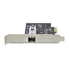 StarTech.com Scheda di Rete SFP GbE a 1 porta, PCIe 2.1 x1, Intel I210-IS, Controller 1GbE, 1000BASE rame fibra ottica, NIC