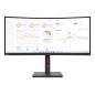 Lenovo ThinkVision T34w-30 LED display 86,4 cm (34") 3440 x 1440 Pixel Wide Quad HD Nero