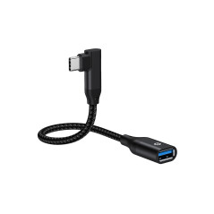 Conceptronic ABBY19B adattatore per inversione del genere dei cavi USB-C USB-A Nero