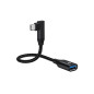 Conceptronic ABBY19B adattatore per inversione del genere dei cavi USB-C USB-A Nero