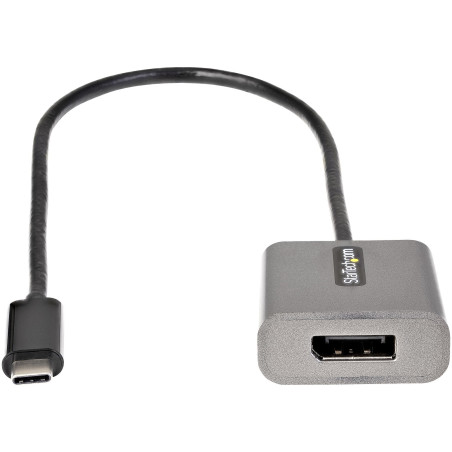 StarTech.com Adattatore USB C a DisplayPort 8K/4K 60Hz - Adattatore Dongle USB-C a DisplayPort 1.4 - Convertitore video USB