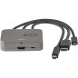 StarTech.com Adattatore Multiporta a HDMI 3-in-1 - Convertitore da USB-C, HDMI o Mini DisplayPort a HDMI per sala conferenze 4K