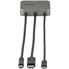 StarTech.com Adattatore Multiporta a HDMI 3-in-1 - Convertitore da USB-C, HDMI o Mini DisplayPort a HDMI per sala conferenze 4K