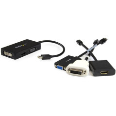 StarTech.com Adattatore Mini DisplayPort da viaggio VGA DVI HDMI - Convertitore mDP 3 in 1