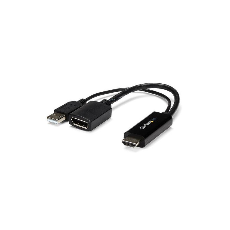 StarTech.com Adattatore / Convertitore HDMI a DP alimentato via USB - Ultra HD 4K