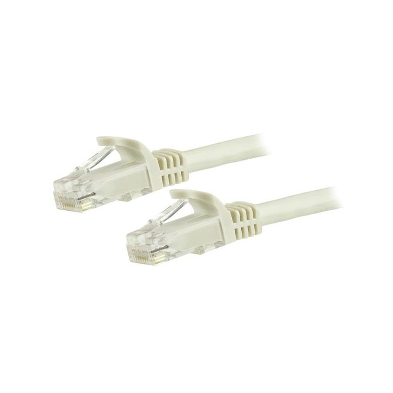 StarTech.com Cavo patch antigroviglio UTP RJ45 Cat6 Gigabit 15 m bianco - Cavo patch 15 m