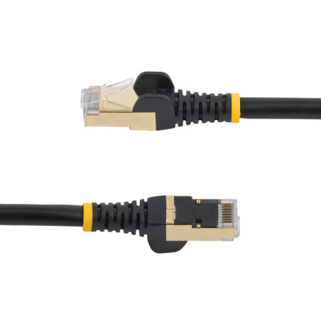 StarTech.com Cavo di Rete Ethernet Cat6a - Cavo Schermato STP da 1m - Nero