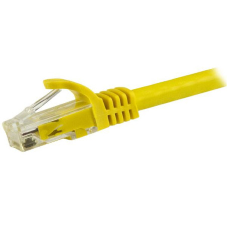 StarTech.com Cavo patch CAT6 da 7,5 m - Filo di rame al 100% - Connettore antistrappo - Giallo