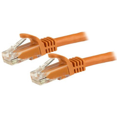 StarTech.com Cavo patch CAT6 1,5 m - Filo di rame al 100% - Connettore antistrappo - Arancione