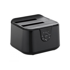 Conceptronic DONN12B docking station per unità di archiviazione USB 3.2 Gen 1 (3.1 Gen 1) Type-B Nero