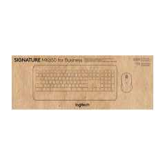 Logitech Signature MK650 Combo For Business tastiera Mouse incluso Ufficio Bluetooth QWERTY Danese, Finlandese, Norvegese,