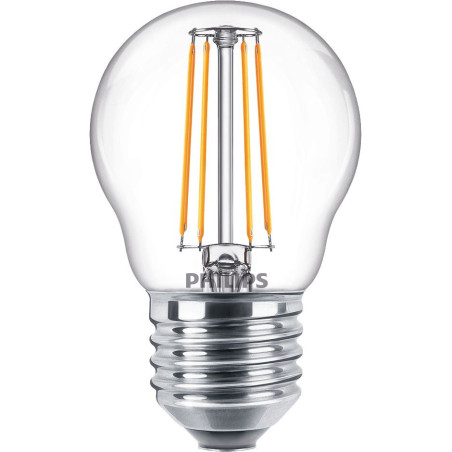 Philips Lampadina candela trasparente a filamento 40 W P45 E27