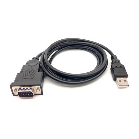 Equip 133391 cavo seriale Nero 1,5 m USB tipo A DB-9